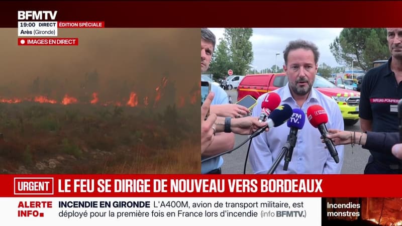Incendie: "3.600 hectares ont brûlé, il est trop tôt pour parler de stabilisation", déclare le préfet des Landes