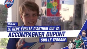  France - Nouvelle-Zélande : "Je n’arrive plus à dormir" avoue le jeune Arthur qui va tenir la main de Dupont