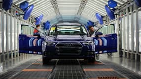 Une usine Audi en Chine.