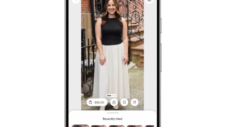 La fonction "Try it on" permettra aux utilisateurs d'essayer virtuellement des vêtements.
