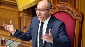 L'ancien président de la Rada, Andrii Parouby, le 22 mai 2019.