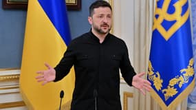 Le président ukrainien Volodymyr Zelensky, à Kiev, le 19 mai 2025.
