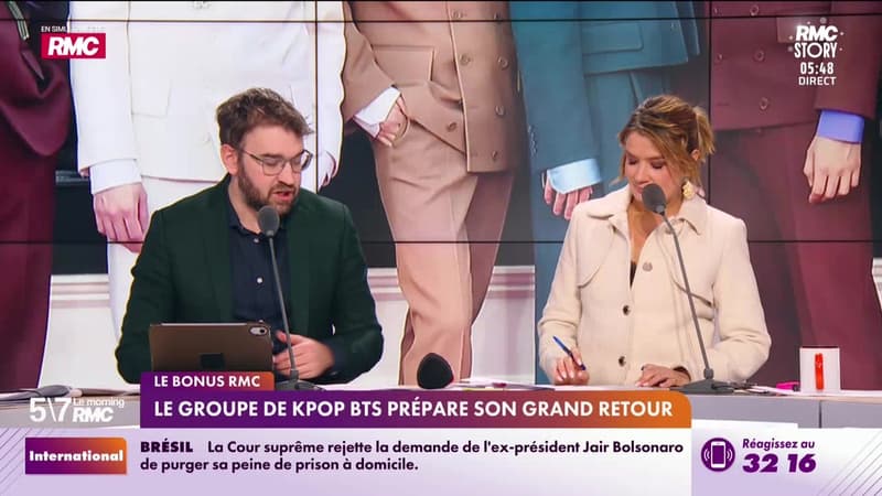 Le bonus RMC : Le groupe de K-pop BTS prépare son grand retour - 02/01