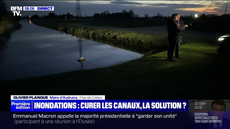 Pas-de-Calais: après les inondations, le curage des canaux