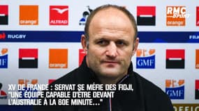 XV de France : Servat se méfie des Fidji, "une équipe capable d’être devant l’Australie à la 60e minute…"