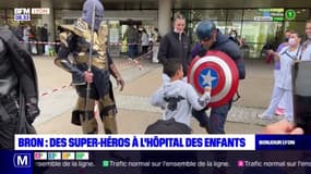 Rhône: des super-héros à la rencontre des enfants de l'hôpital de Bron