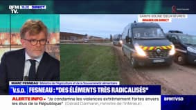 Bassines de Sainte-Soline: "Il n'y a aucune légitimité à exercer de la violence", affirme Marc Fesneau, ministre de l'Agriculture