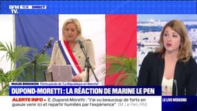 Dupond-Moretti : la réaction de Marine Le Pen - 08/05