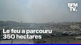 Un violent incendie a touché le 16e arrondissement de Marseille