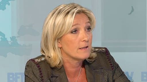 Marine Le Pen sur BFMTV, mardi 25 juin 2013.