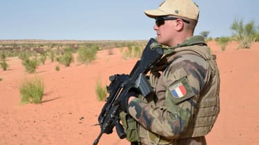 Un soldat de la force Barkhane au Mali en 2016.