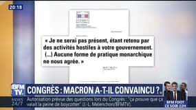 Congrès: Emmanuel Macron a-t-il convaincu ?	
