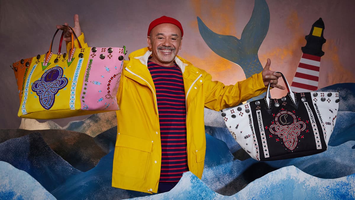 Christian Louboutin devoile une ligne de sacs en hommage a la Bretagne