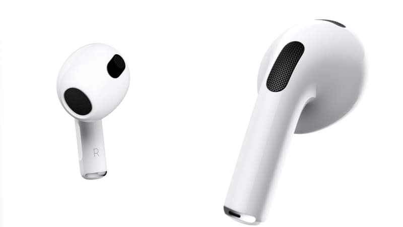 Les AirPods de troisième génération d'Apple