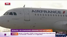 Retraites: les compagnies aériennes face aux grèves 