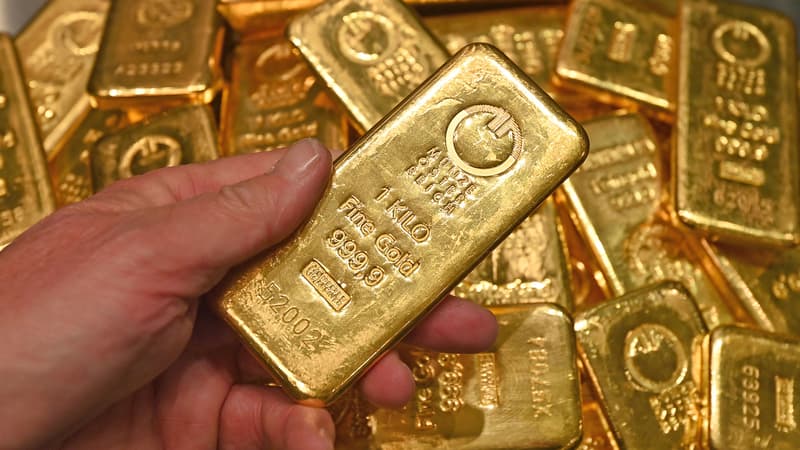 Le cours de l'or a atteint un niveau historique mercredi 8 octobre, à plus de 4.000 dollars.