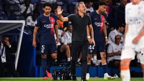 Marquinhos avec Luis Enrique