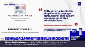 Alsace: proposition de loi pour la sortie de la région Grand Est