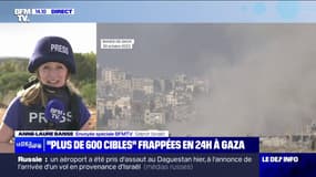 Bande de Gaza: l'armée israélienne affirme avoir frappé "plus de 600 cibles en 24h"