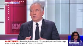"On ne peut pas mettre un pays sous cloche tout le temps", François Bayrou - 25/04