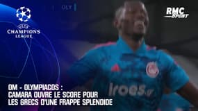 OM - Olympiacos : Camara ouvre le score pour les Grecs d'une frappe splendide 
