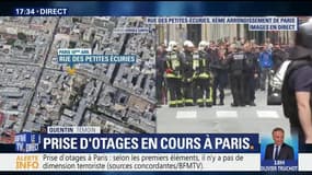 Prise d’otages à Paris: "Nous travaillons juste au-dessus et nous ne pouvons plus sortir", raconte un témoin  