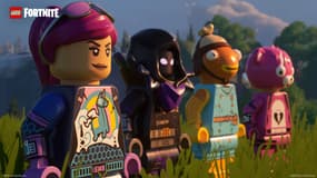 Le jeu reprend les codes visuels de Fortnite en y ajoutant des personnages Lego. 