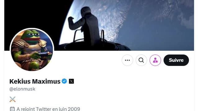 Kekius Maximus, le nouveau pseudo d'Elon Musk sur X
