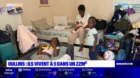 "On est obligés de vivre ensemble": une famille vit à 5 dans un studio de 22m2 à Oullins