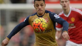 Alexis Sanchez sous le maillot d'Arsenal