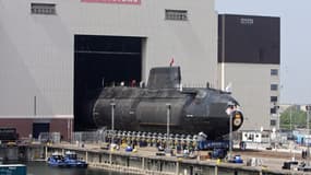 Le Devonshire Dock Hall, le bâtiment de BAE Systems à Barrow-in-Furness (nord de l'Angleterre), où sont construits des sous-marins nucléaires britanniques.
