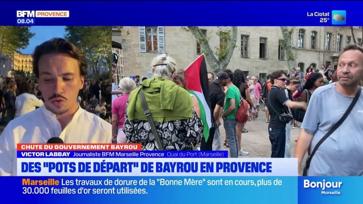 Chute du gouvernement Bayrou : des "pots de départ" de Bayrou en Provence