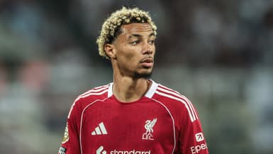 Hugo Ekitike lors du match Newcastle-Liverpool (2-3), le 25 août 2025