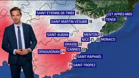 Météo Côte d’Azur: des averses parfois orageuses, 21°C à Nice et 22°C à Cannes