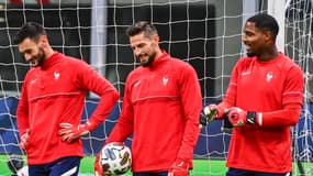 Hugo Lloris, Benoit Costil et Mike Maignan