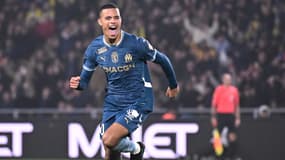 Mason Greenwood buteur pour l'OM à La Beaujoire, 3 novembre 2024