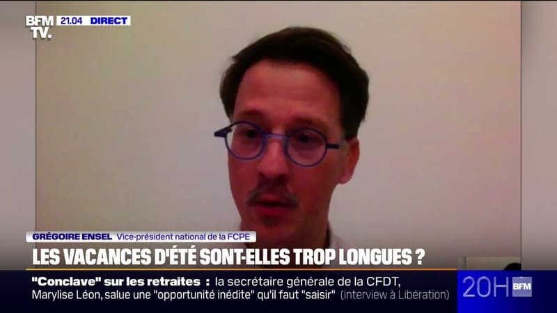 Concertation sur le temps scolaire: Grégoire Ensel, vice-président de la FCPE, juge la proposition de Borne 