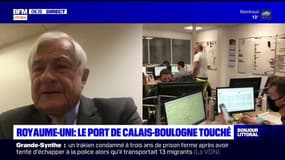 Royaume-Uni: le port de Calais touché