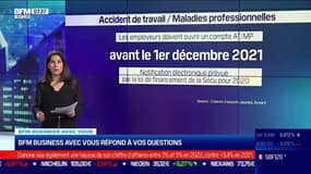 BFM Business avec vous : Est-ce urgent d'ouvrir un compte AT/MP ? - 08/03