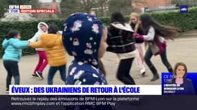 Éveux : des ukrainiens de retour à l'école