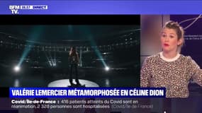 Valérie Lemercier métamorphosée en Céline Dion pour le film "Aline"