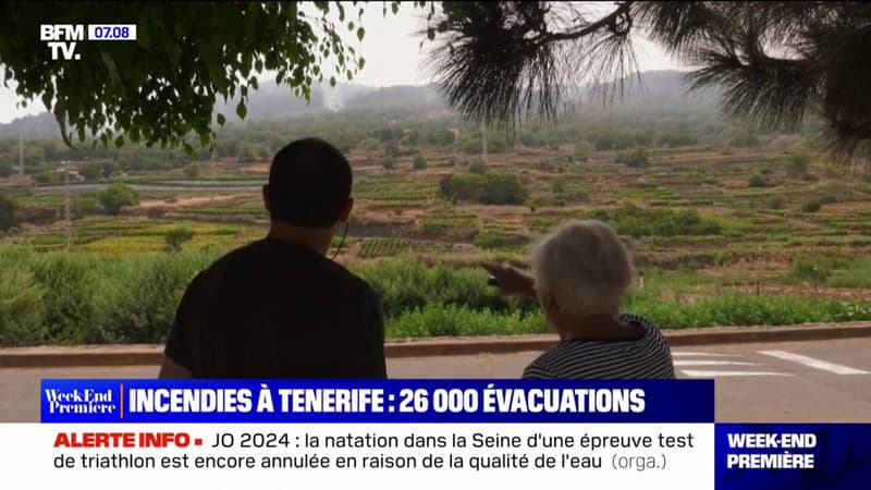Incendies à Tenerife: près de 26.000 personnes évacuées, les feux continuent de progresser