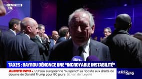 Droits de douane américains: François Bayrou dénonce une "incroyable instabilité"