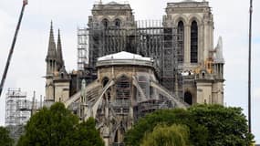 La cathédrale Notre-Dame en travaux, le 10 mai 2019.