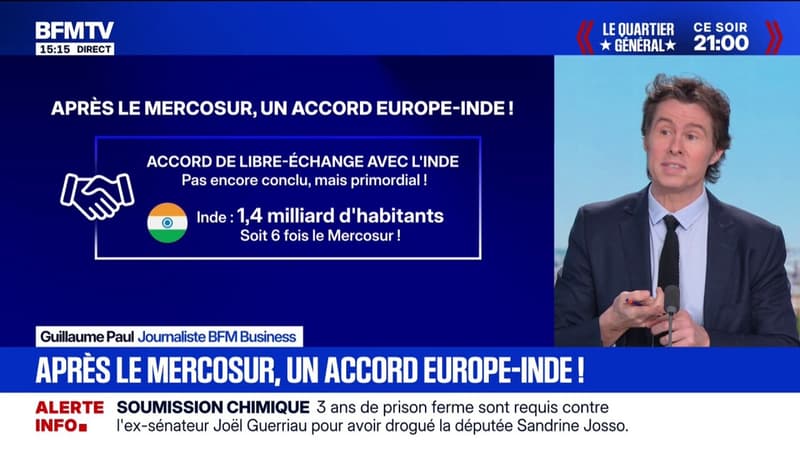 L'Union européenne annonce un accord de libre-échange avec l'Inde