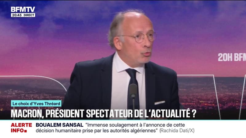 LE CHOIX D'YVES THRÉARD - Emmanuel Macron, président spectateur de l'actualité?
