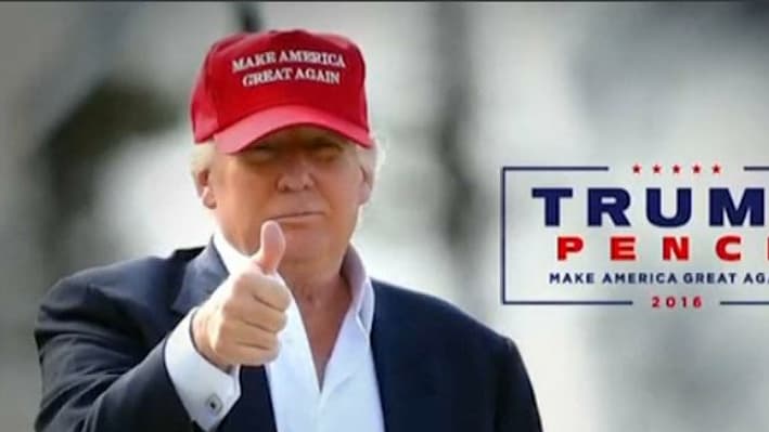 Capture d'écran du premier clip de campagne de Donald Trump