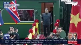Kim Jong Un est arrivé au Vietnam à la veille de sa rencontre avec Donald Trump