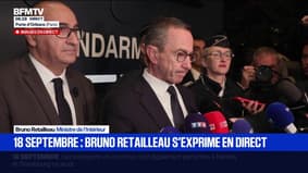 Grève du 18 septembre: Bruno Retailleau s'est rendu à Porte d'Orléans pour "saluer le courage" des policiers et "les encourager"