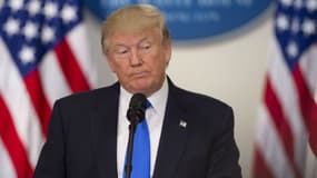 Donald Trump lors d'un discours à Washington, le 19 juillet 2017